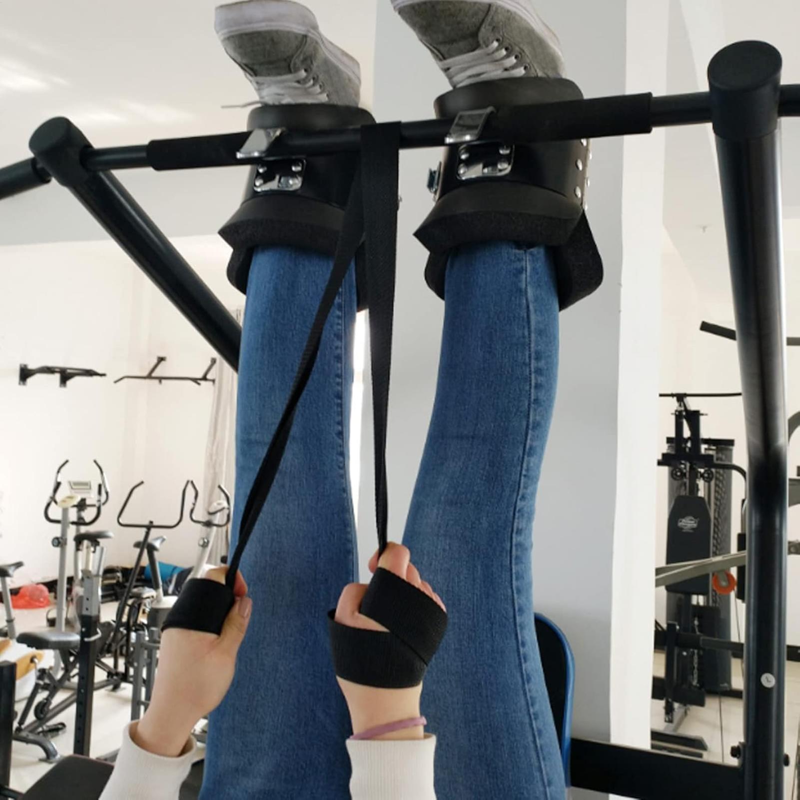 Sports Equipment Pictures - รองเท้าบูทแบบแขวน 1 คู่ สำหรับออกกำลังกายที่บ้าน ป้องกันการกลับหัว อุปกรณ์ฝึกความแข็งแรง