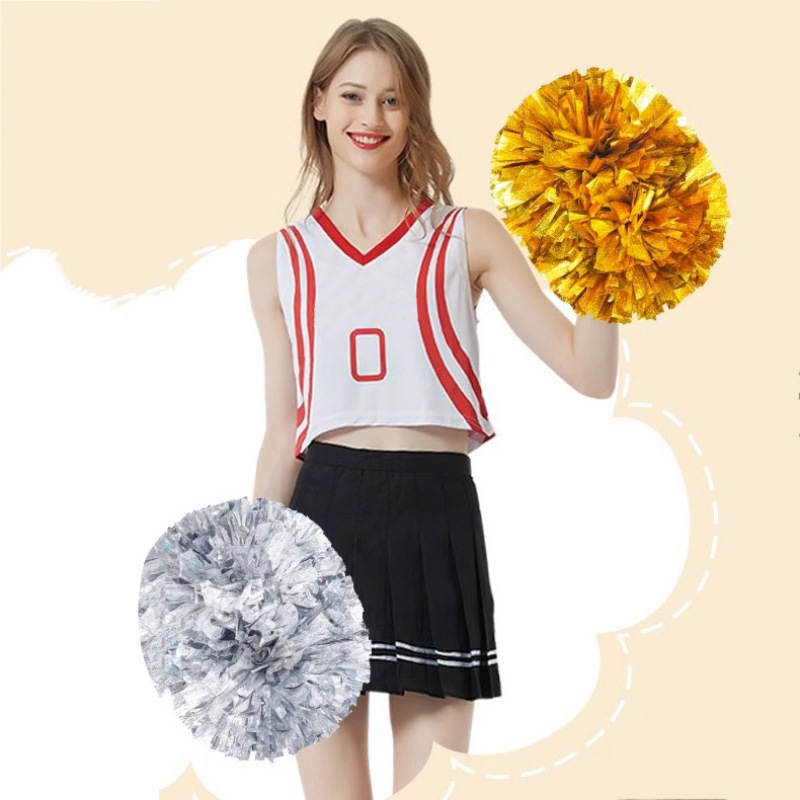 เชียร์ลีดเดอร์2ชิ้นการแข่งขันใ - Cheerleading Pom Pom บทวิจารณ์และราคา