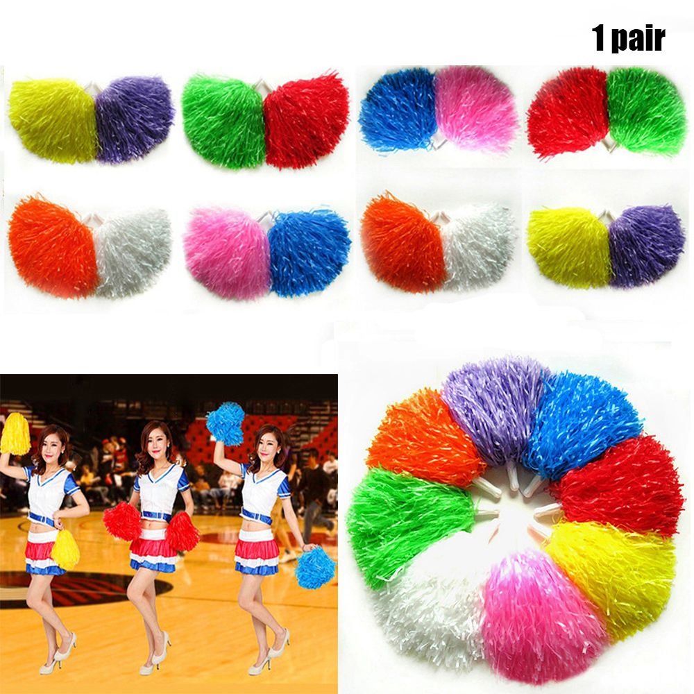 พู่เชียร์ลีดเดอร์แบบมีหูจับสอง - Cheerleading Pom Pom บทวิจารณ์และราคา