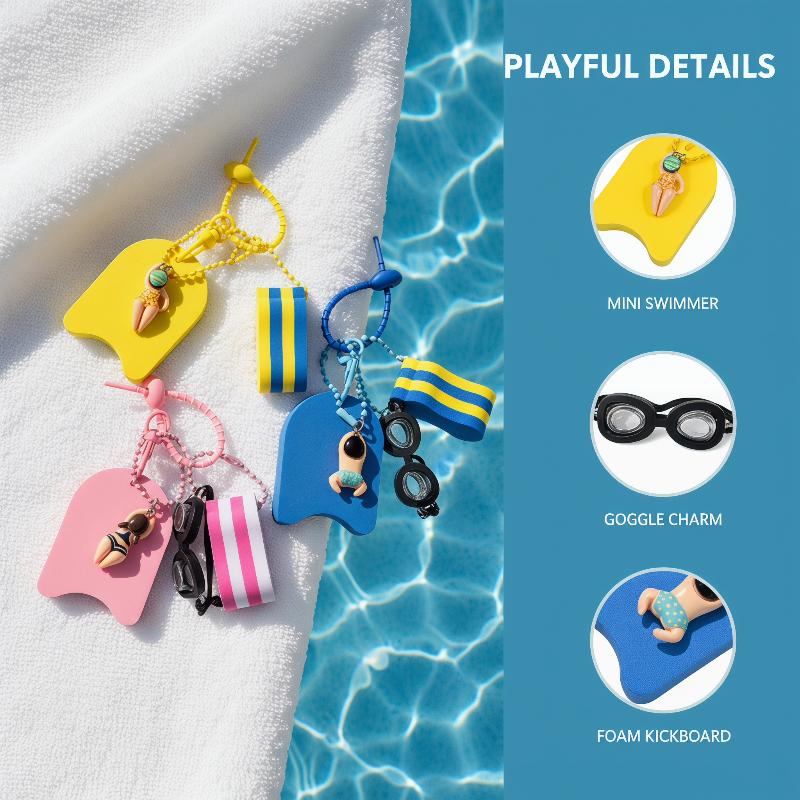 พวงกุญแจ EVA ลายธีมว่ายน้ำ พร้ - Swimming Kickboard บทวิจารณ์และราคา