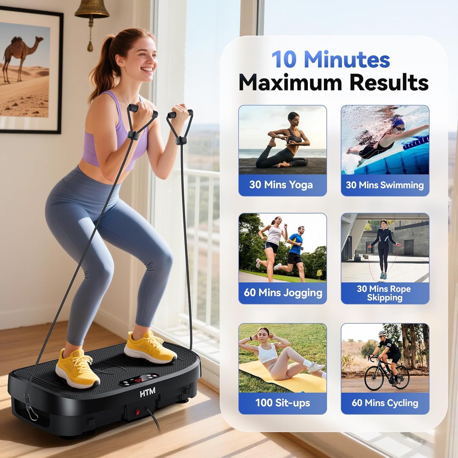 แผ่นสั่นสะเทือนสำหรับออกกำลังก - Sports Equipment Pictures บทวิจารณ์และราคา