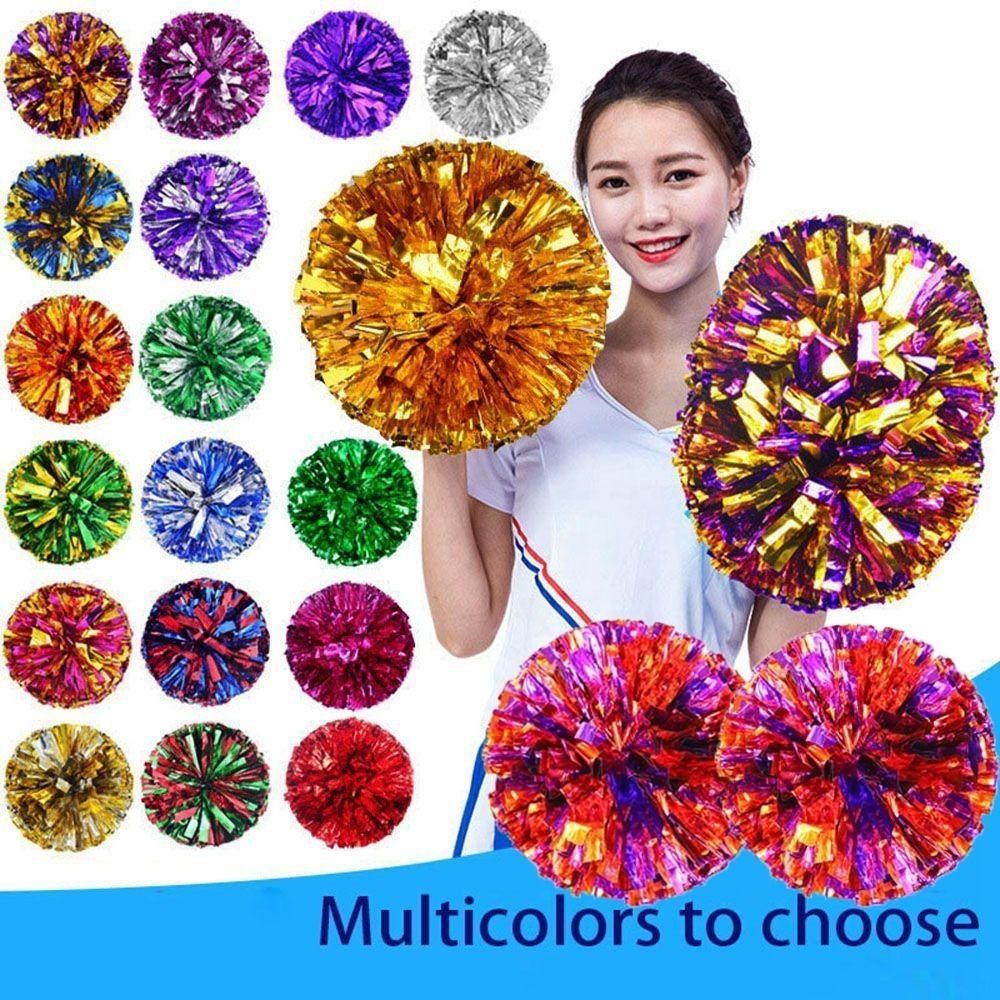 พู่เชียร์กีฬา 30 ซม. หลากสี แบ - Cheerleading Pom Pom บทวิจารณ์และราคา