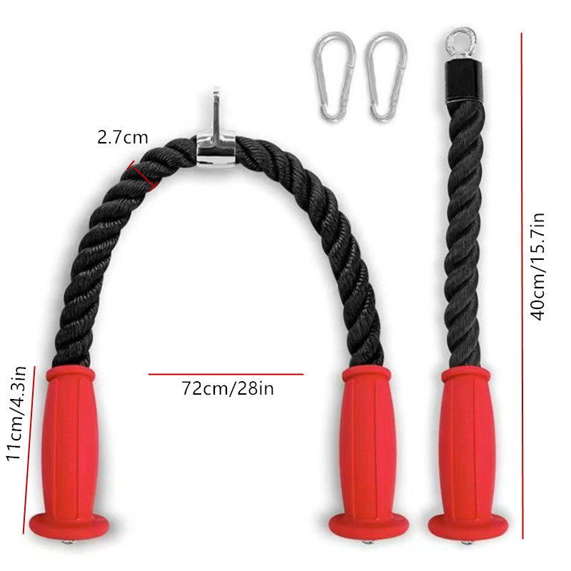 Ergonomic Tricep Ropes Non-Sli - Sports Equipment Website บทวิจารณ์และราคา