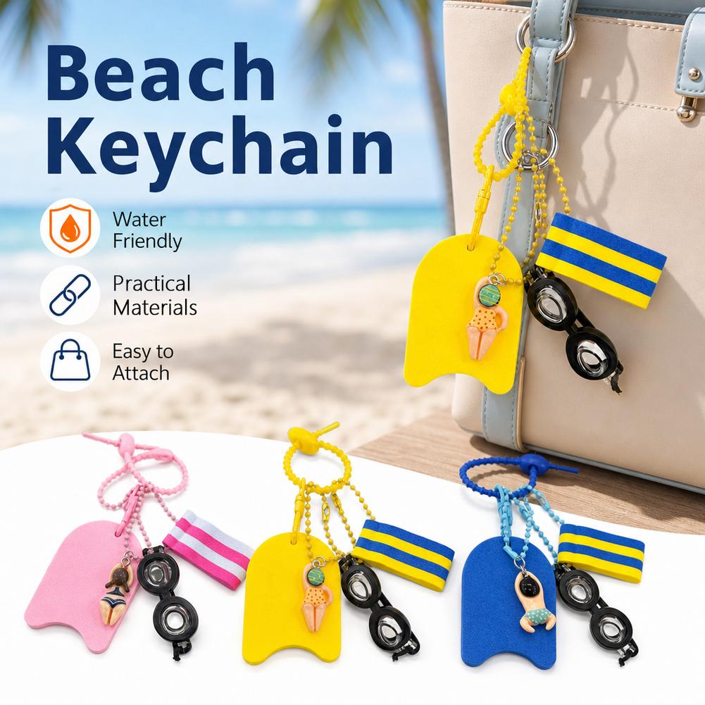 พวงกุญแจรูปนักว่ายน้ำน่ารัก ธี - Swimming Kickboard บทวิจารณ์และราคา