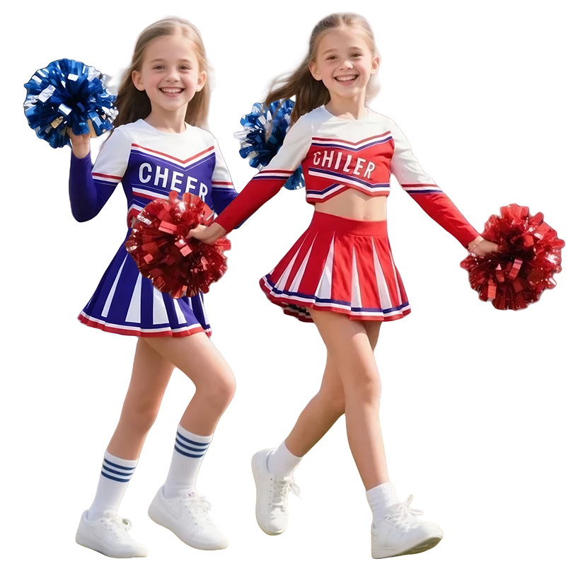 ชุดเชียร์ลีดเดอร์เด็กผู้หญิง ช - Cheerleading Pom Pom บทวิจารณ์และราคา