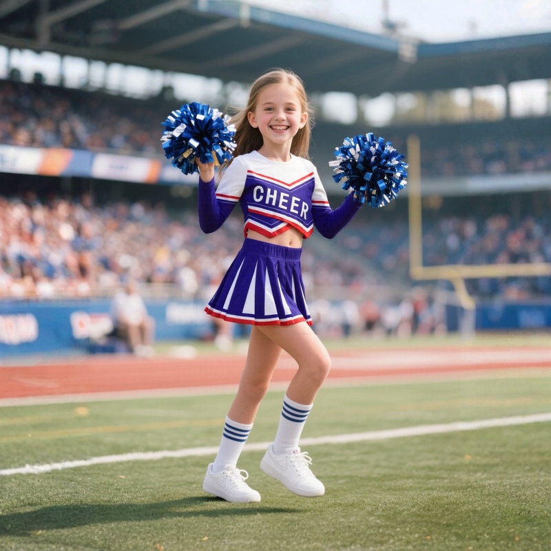 ชุดเชียร์ลีดเดอร์เด็กผู้หญิง ช - Cheerleading Pom Pom บทวิจารณ์และราคา